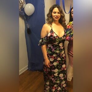 Floral Off-Shoulder Dress